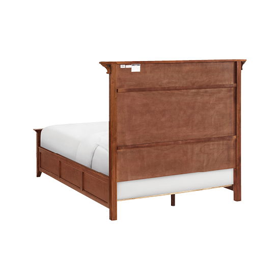 McKenzie - Queen Grand Bed - Glazed Antique Cherry