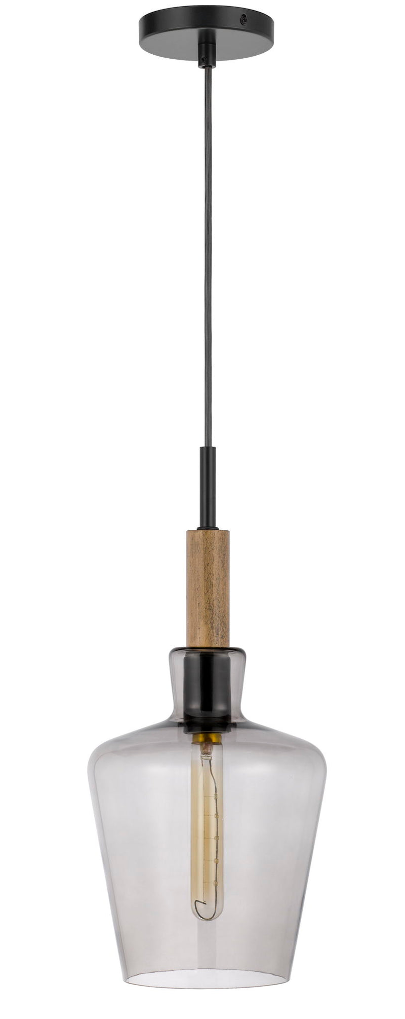 Swindon - Pendant - Smoked & Basswood