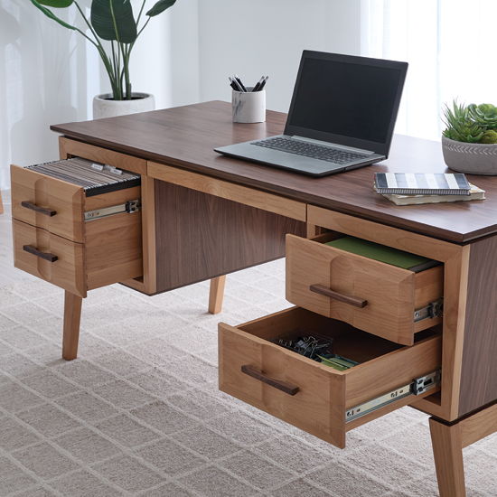 Addison - 4-Drawer Desk - Duet