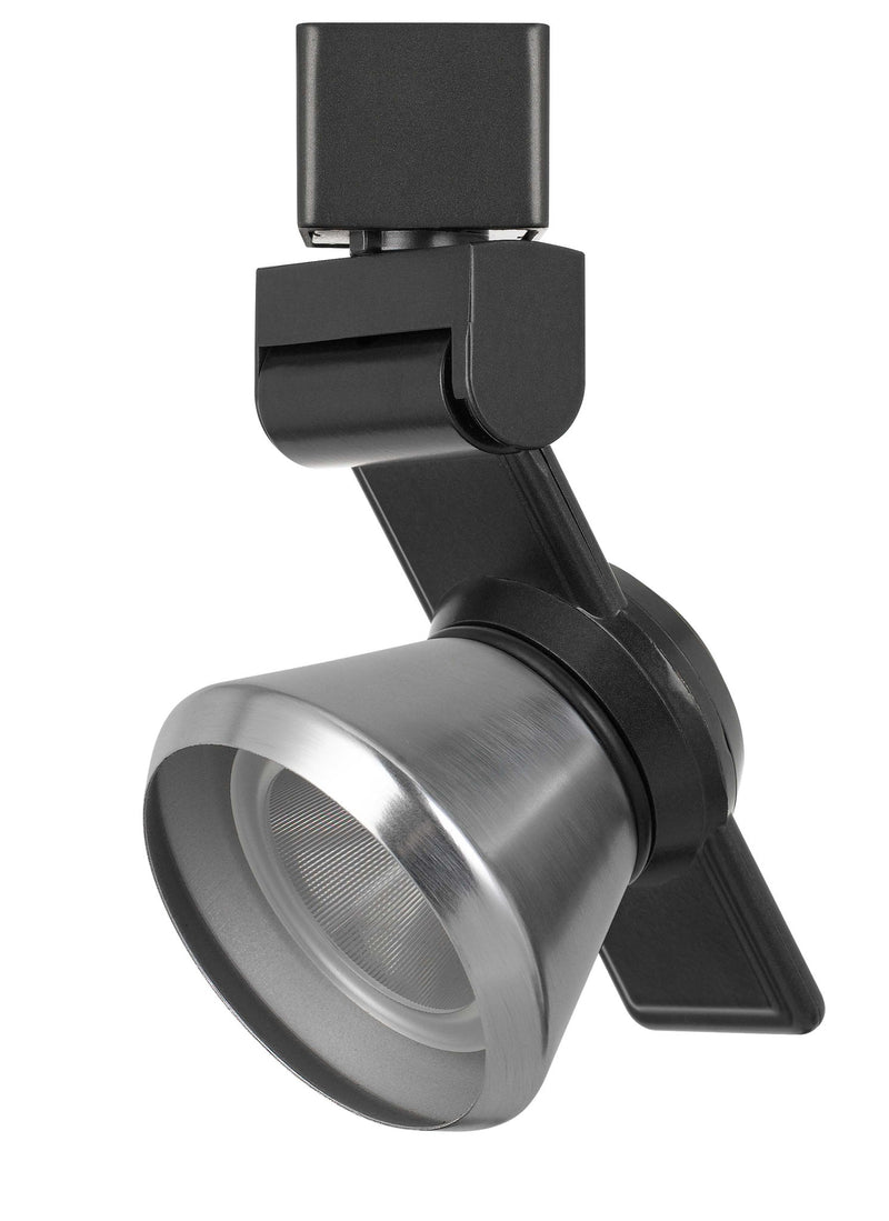 6" Height Metal Track Head - Dark Bronze & Brushed Steel