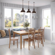 Jofran Simplicity Solid Wood Dining Table 60-Inch Rectangular