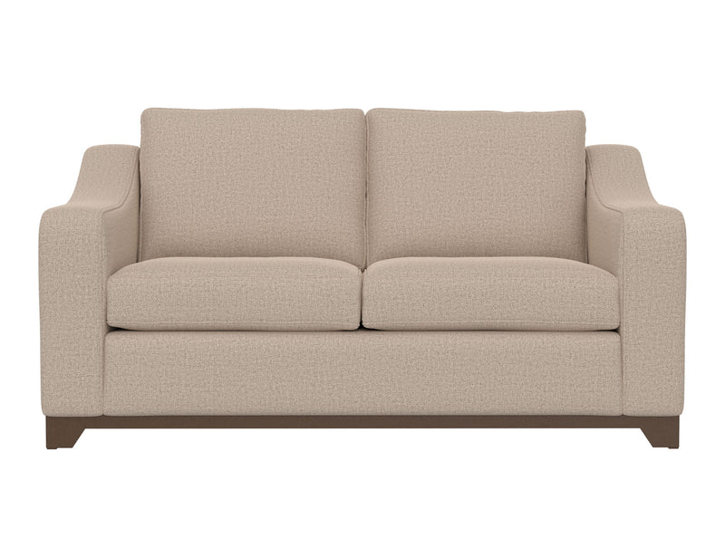 Natural Parota - Loveseat - Capuccino Brown