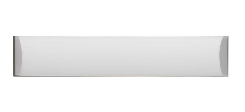 4.75" Height Acrylic and Metal Vanity Light - Brushed Steel - LED26W