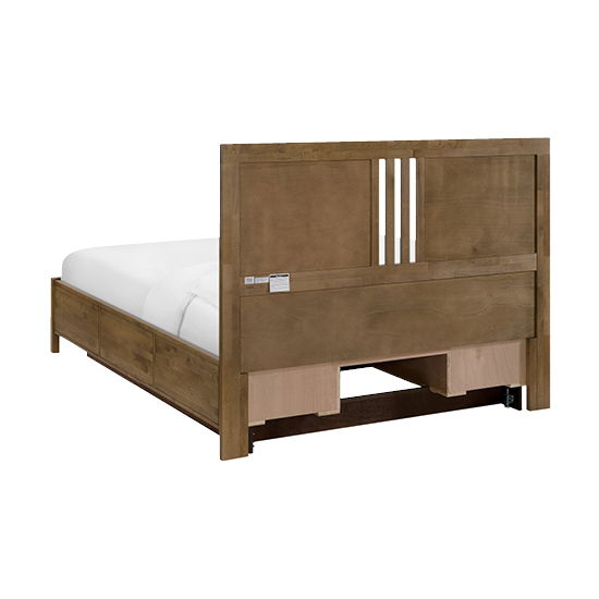 Bailey - California King Storage Bed - Nutmeg