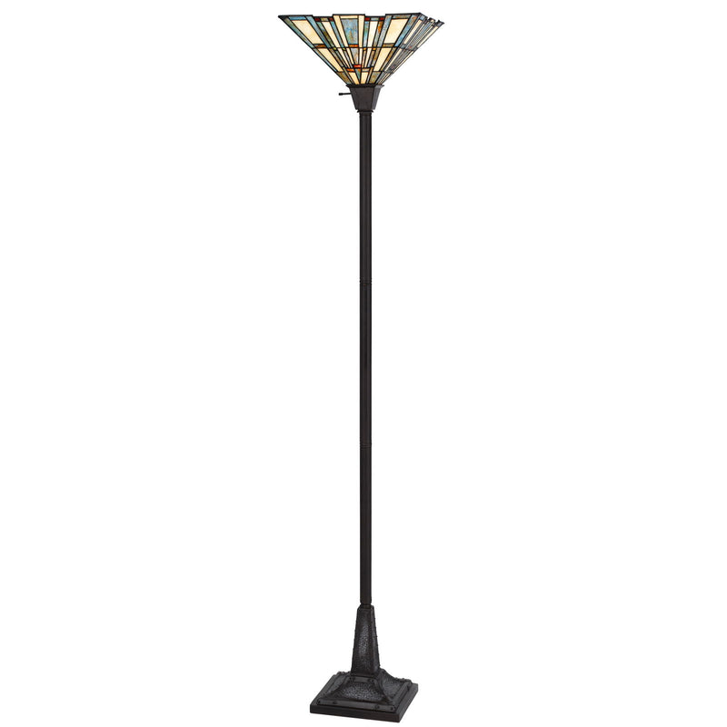 3101 Tiffany - 3100 Tiffany 72" Height Metal / Resin Torchiere - Dark Bronze