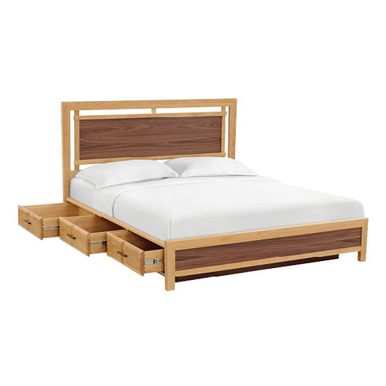 Addison - California King Panel Storage Bed - Natural