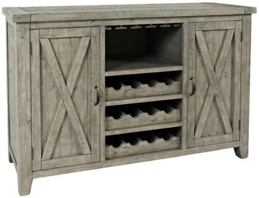 Nan Jofran Outer Banks Driftwood Solid Reclaimed Pine Dining Room Server by Jofran Inc. – angled view