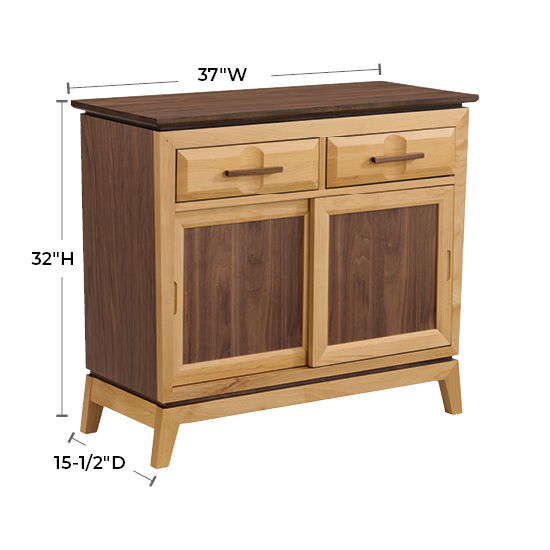 Addison - 37" W Storage Console - Natural