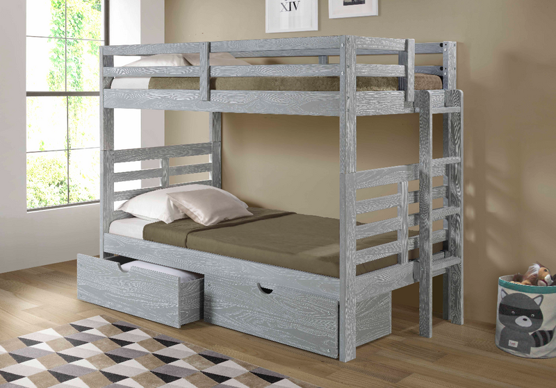 Nan Manchester Aspen Solid Pine Twin Over Twin Bunk Bed Ladder by Innovations