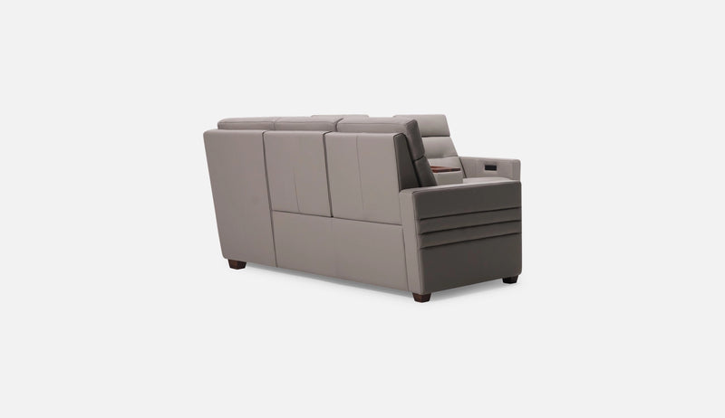 Reece Leather Reclining Sectional Sofa by Palliser
