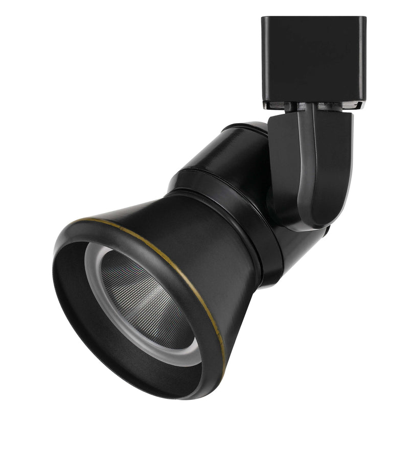 6.25" Height Metal Track Head - Black & Dark Bronze
