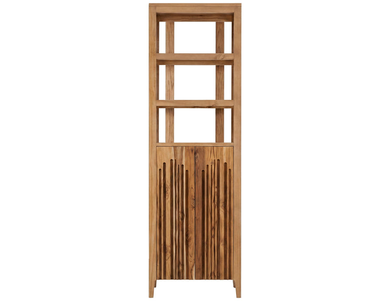 Porter - 2 Door Bookcase - Brown