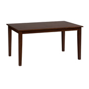 Jofran Simplicity Solid Wood Dining Table 60-Inch Rectangular