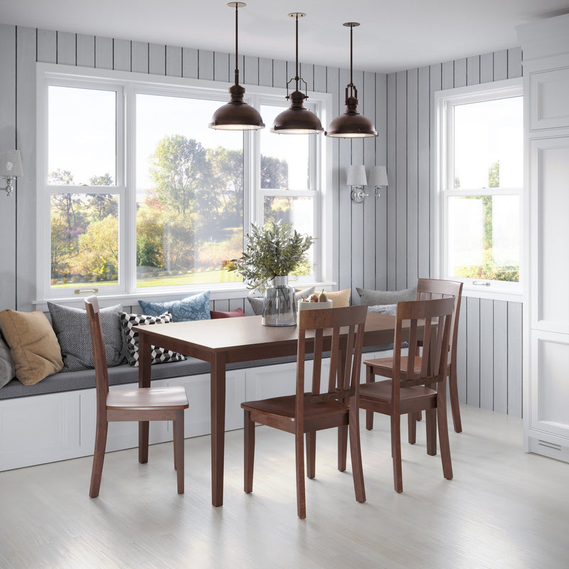 Jofran Simplicity Slatback Dining Chair 2-Pack Solid Wood