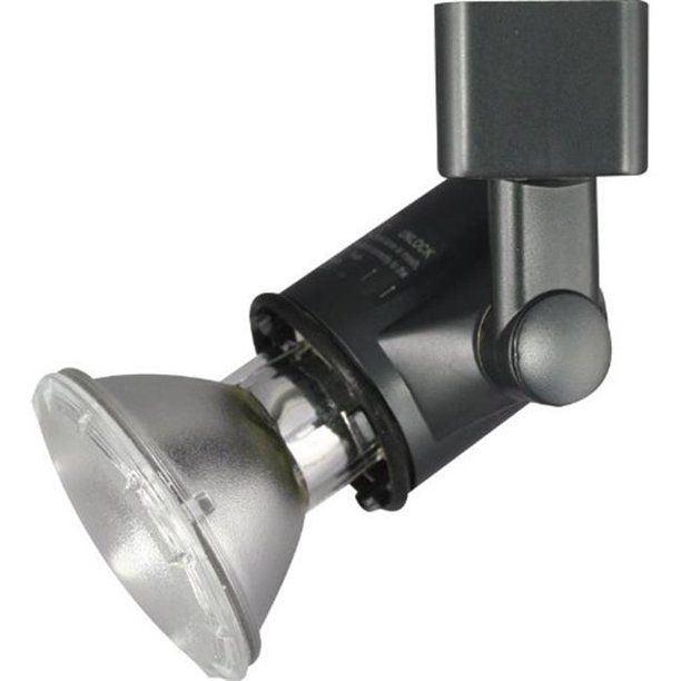 120V, Track Fixture - Black / Pearl Silver