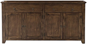 Nan Jofran Bakersfield Brown Acacia Wood Dining Room Furniture Server Sideboard by Jofran Inc.