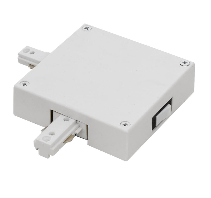 Delimeter - White - 12 Amp - Double Live End Left