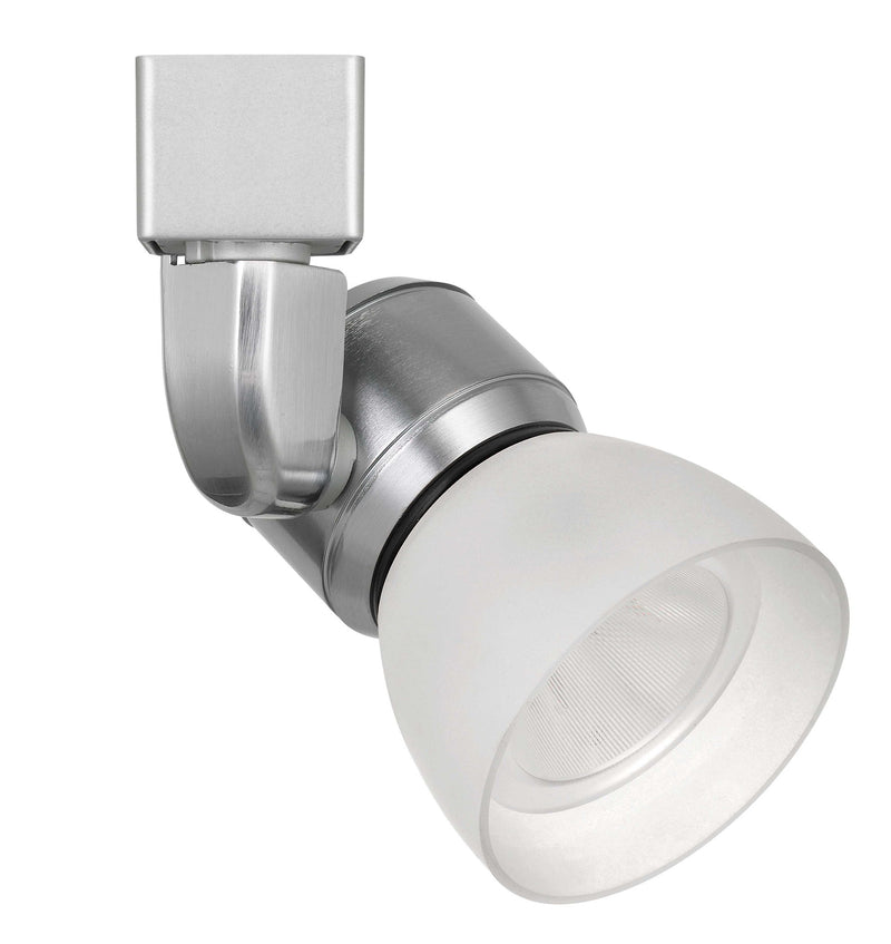 6.25" Height Metal Track Head - Brushed Steel