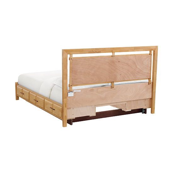 Addison - California King Panel Storage Bed - Natural