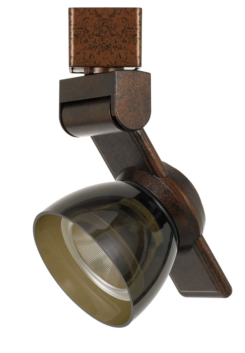 6" Height Metal Track Head - Rust & Smoky