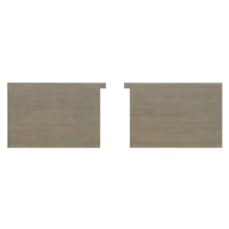 McKenzie - Bookcase Piers (Set of 2) - Fieldstone