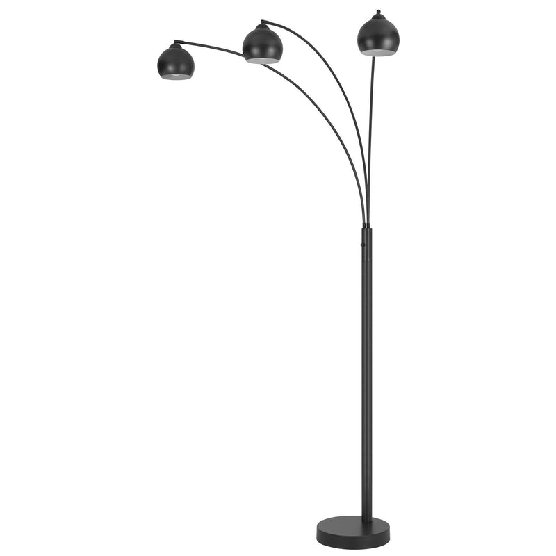 Carley - 92.13" Height Metal Floor Lamp - Charcoal Gray