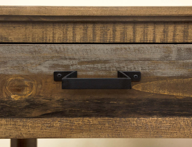 Loft - Cocktail Table 4 Drawers - Two Tone Gray / Brown