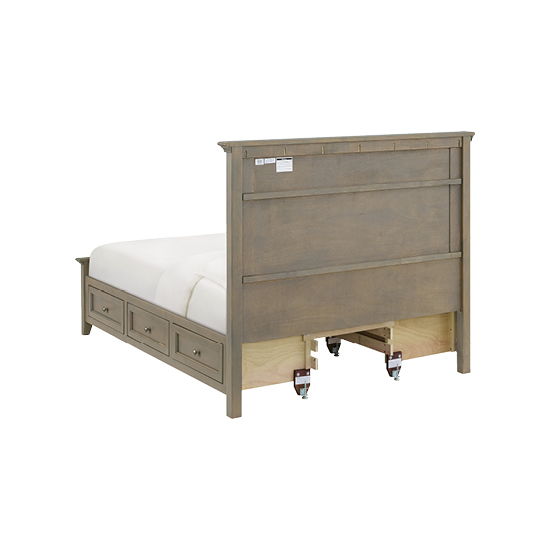McKenzie - Queen Premier Storage Bed - Fieldstone