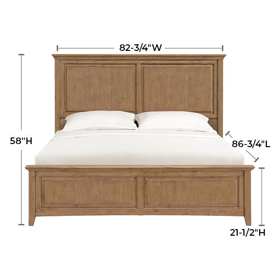 McKenzie - King Premier Storage Bed - Pecan
