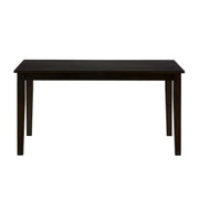 Jofran Simplicity Solid Wood Dining Table 60-Inch Rectangular