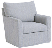 Swivel Chairs Four Seasons Salem Extra Large Slipcovered Swivel Glider Chair