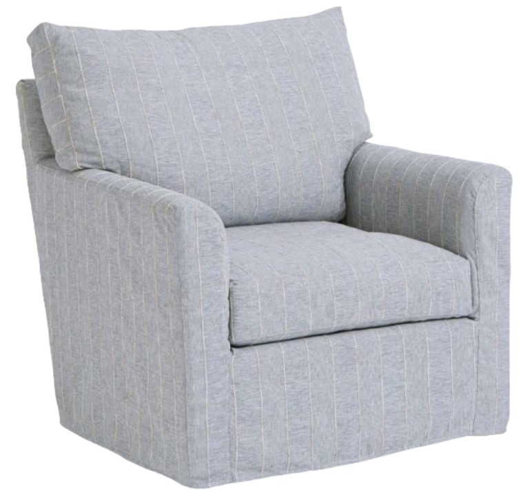 Swivel Chairs Four Seasons Salem Extra Large Slipcovered Swivel Glider Chair