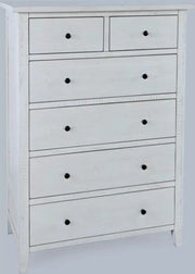 Nan Jofran Maxton Ivory 5-Drawer Acacia Wood Bedroom Storage Chest by Jofran Inc.
