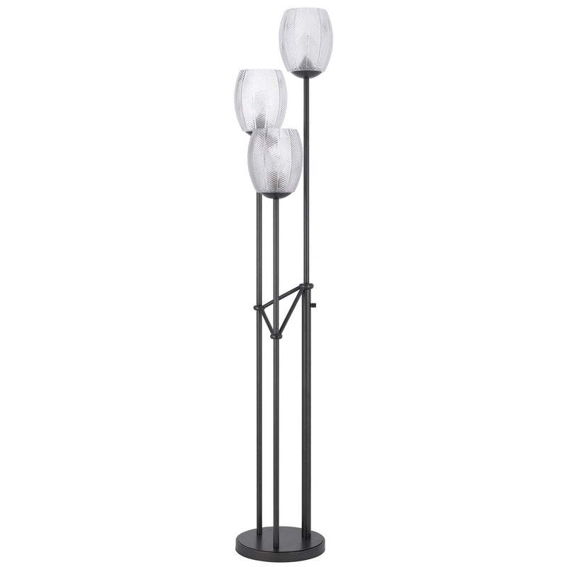 Oconto - 70.5" Height Metal Floor Lamp - Matte Black