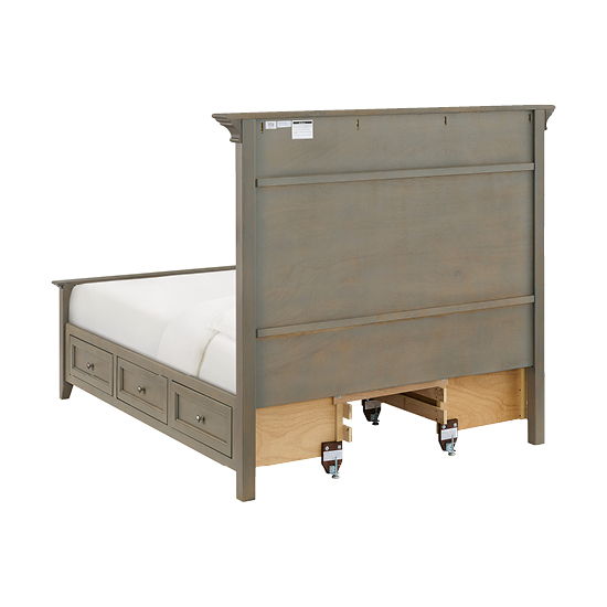 McKenzie - Queen Grand Storage Bed - Fieldstone