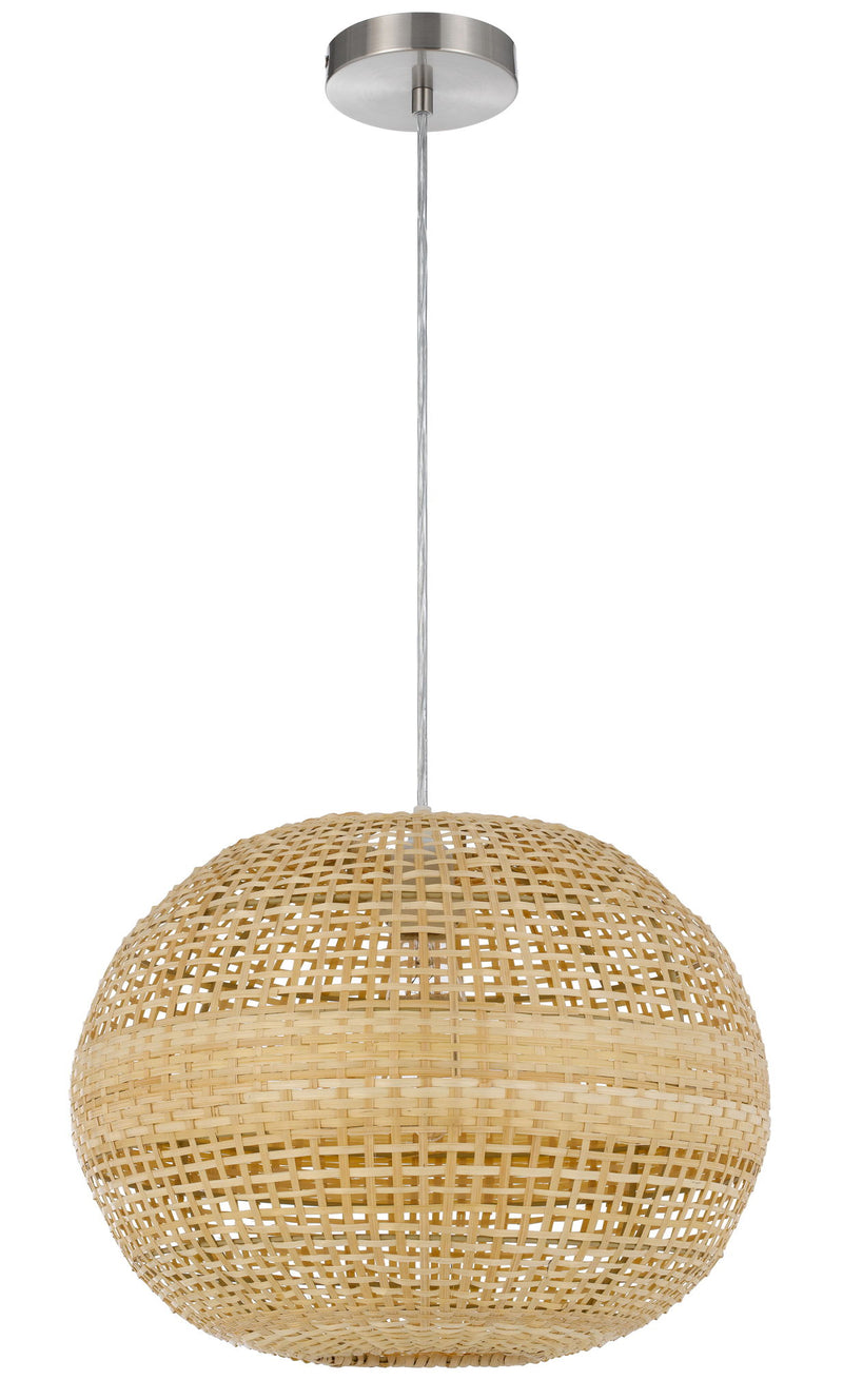 Obu - Bamboo Pendant On Cord With Canopy