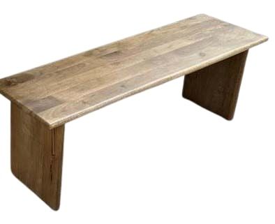 Nan Jofran Burke Golden Brown Solid Wood Casual Dining Bench by Jofran Inc.