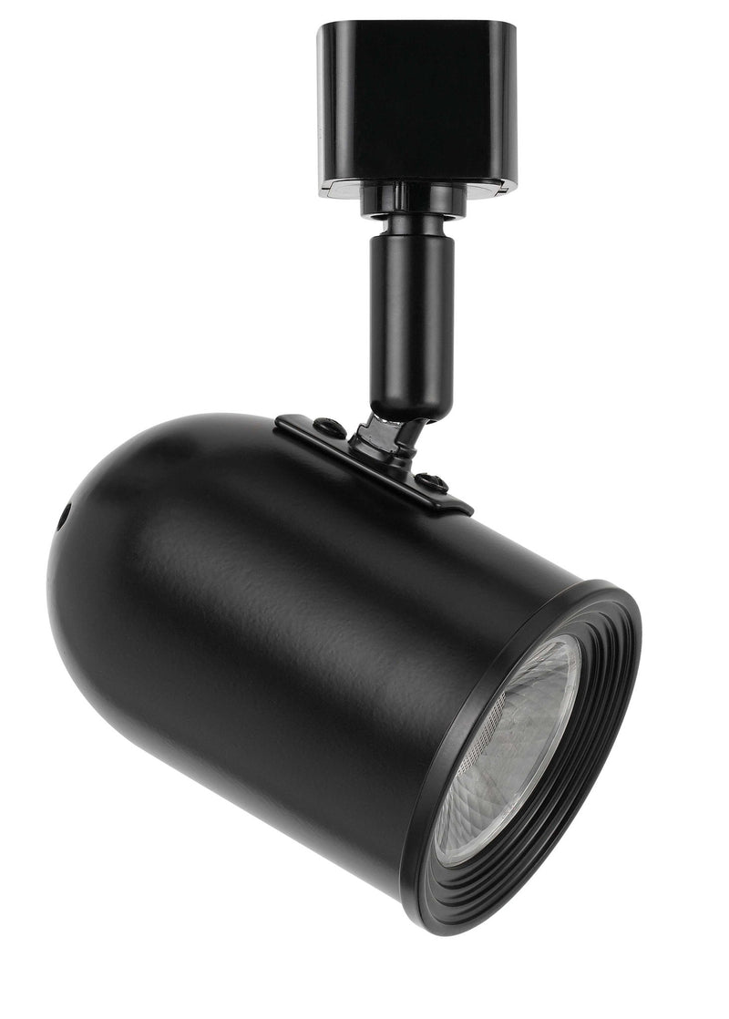 6" Height Metal Track Head - Black - 7W