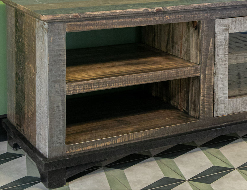 Loft - TV Stand - Two Tone Gray / Brown