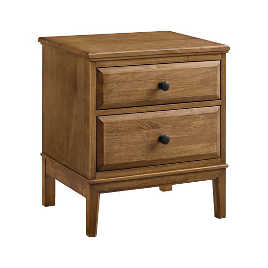 Virginia - 2-Drawer Nightstand - Mocha