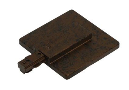0.75" Height Live End With Outlet Box Cover - Rust