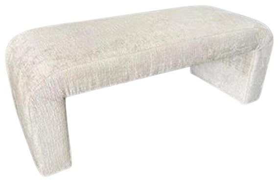 Grey Nan Jofran Sophia Upholstered Small Entryway Bench In Grey Fabric by Jofran Inc.