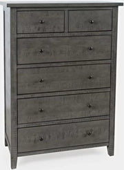 Nan Jofran Maxton 5-Drawer Stone Finish Acacia Wood Bedroom Chest by Jofran Inc.