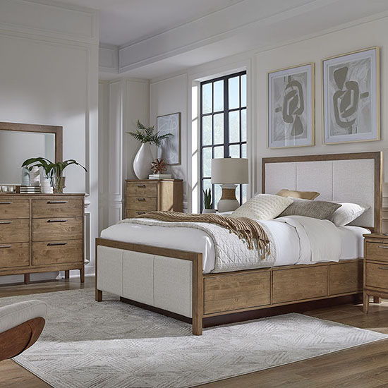 Bailey - 50"W Low Dresser - Nutmeg
