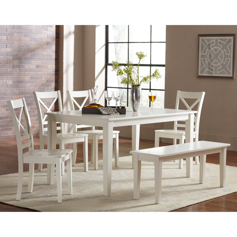 Jofran Simplicity Solid Wood Dining Table 60-Inch Rectangular