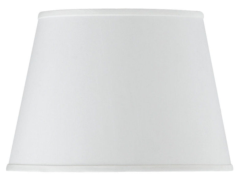 Coolie - 10" Height Round Hardback Fabric Shade - White