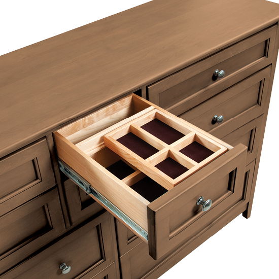 McKenzie - 75'' W Master Dresser - Pecan
