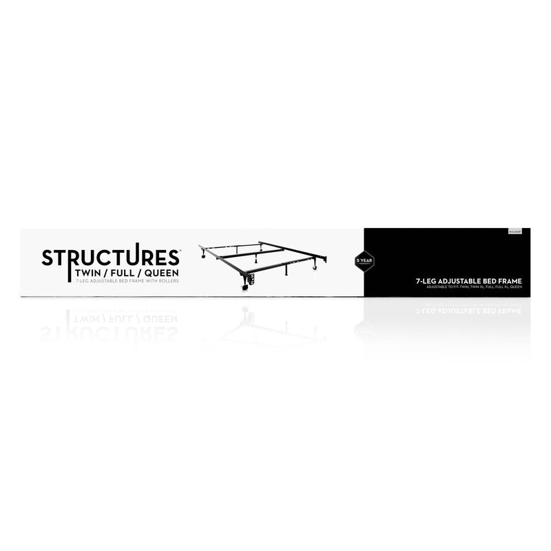 Queen / Full / Twin Adjustable Bed Frame - Glides