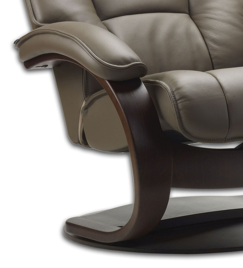 Fjords Classic Comfort Admiral C Large Recliner Safari Leather