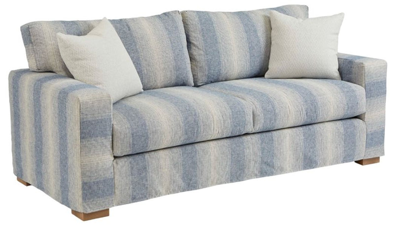 Sofa Four Seasons Spencer 86-Inch Customizable 2-Seat Slipcovered Fabric Sofa